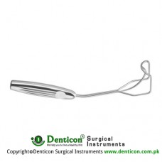 Cooley Retractor Right - Serrated Stainless Steel, 25 cm - 9 3/4" Blade Size 48 x 48 mm